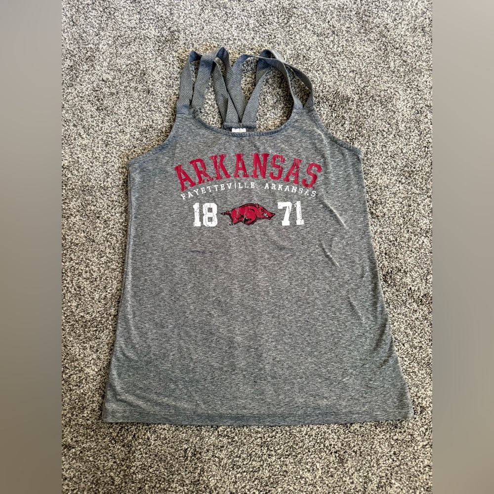 Arkansas Gray Tank Top